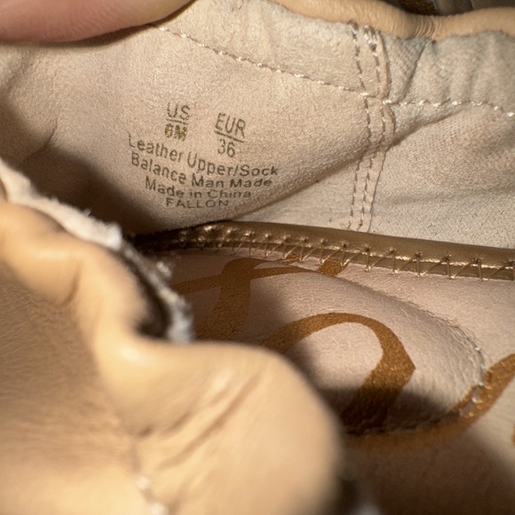 Sam Edelman Women's Fallon Wraparound Beige Ballet‎ Flats Shoes Sz 6 ***** - Picture 8 of 10